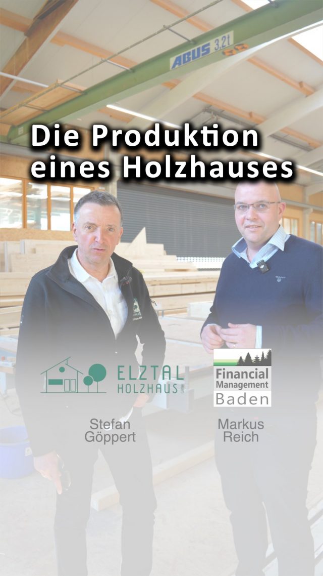Elztal Holzhaus X FMB 5:
 
Heute der letzte Teil unserer Reihe, bei dem es mit Lisa Schätzle und Stefan Göppert um die Produktion eines Holzhauses geht. Spannende Einblicke direkt aus der Fertigung.
 
#financial #management #baden #schwarzwald #bauen #bauherr #holzhaus #baufinanzierung #netzwerk