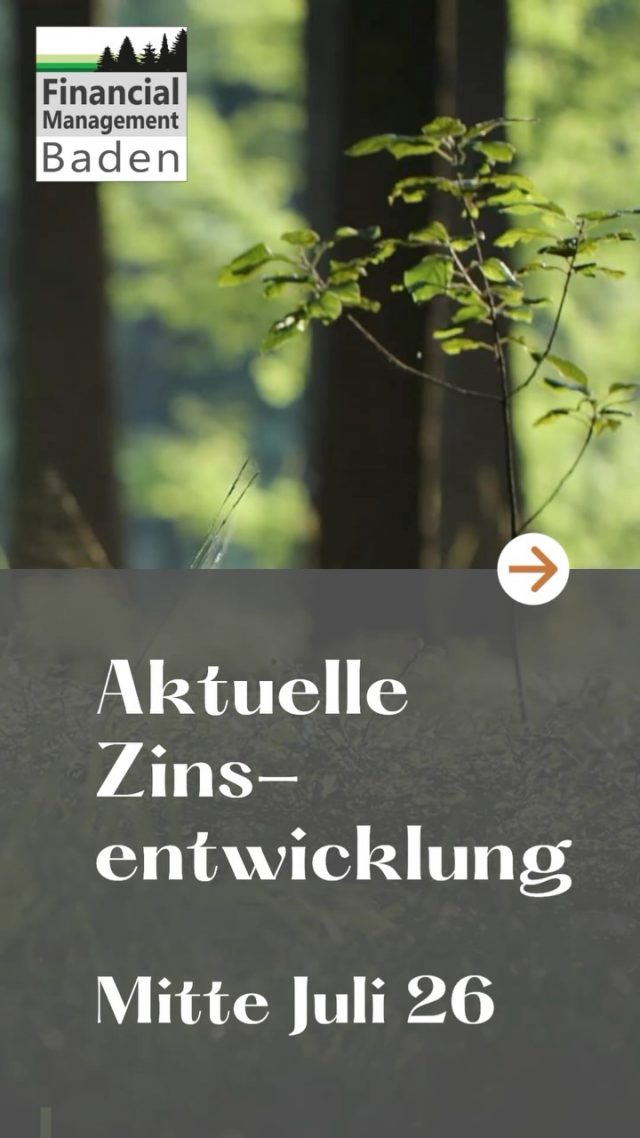 Unser Zinszoom - ein Überblick über aktuelle Zinsentwicklungen ab jetzt immer monatlich, kurz & kompakt. Stand Mitte Juli 2026

Quelle: Qualitypool GmbH
#zinsüberblick #zinsentwicklung #financial #management #baden finanzierung geldanlage finanzen