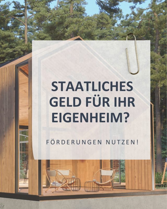 Staatliches Geld für Ihr Eigenheim? Förderungen clever nutzen.

Bis zu mehrere Zehntausend Euro Unterstützung für Kauf & Sanierung.
👉 Viele Eigentümer wissen nicht, was möglich ist.

Sprechen Sie uns an, wir beraten individuell und persönlich - digital oder vor Ort.

#förderung #bauen #finanzierung #eigenheim #kfwförderung #bafazuschuss #ELR #Lbank #darlehen #financial #management